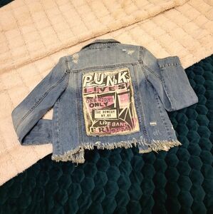 Bethany Mota Punk Jean Jacket
